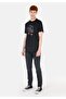 Regular Fit Round Neck Men's Anthracite Short Sleeve T-Shirt - 6