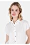 White Women's Shirt with Sleeves - 4