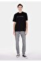 Comfort Fit Round Neck Plain Men's Black Short Sleeve T-Shirt - 3