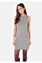 Slim Fit Women's Gray Sleeveless Dress - 3