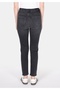 Slim Fit Women's Black Jean Pants - 2