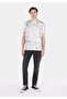 Comfort Fit Round Neck Printed Men's Gray Short Sleeve T-Shirt - 3