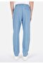 Jogger Fit Mid Waist Straight Leg Men's Indigo Jean Trousers - 2