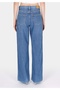 Regular Fit Women's Cotton Zipper Mid Indigo Denim Jean Pants - 2