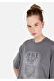Gray Women's T-Shirt Sleeve - 4
