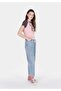Barrel Fit Women's Indigo Jean Pants - 3