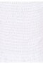 Slim Fit V-Neck Plain Women's White Watermelon T-Shirt - 6