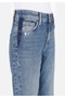 Straight Fit Women's Cotton Denim Jean Trousers - 5