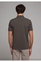 Regular Fit Polo Collar Plain Men's Green Cotton Pack Pocketless Short Sleeve T-Shirt - 2