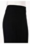 Slim Fit Pocketless Women's Black Skirt - 5