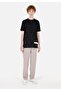 Regular Fit Round Neck Men's Black Short Sleeve T-Shirt - 3