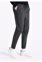 Slim Fit Mid Waist Straight Leg Men's Anthracite Trousers - 4