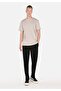 Comfort Fit Round Neck Men's Stone Short Sleeve T-Shirt - 6