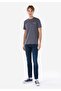 Straight Fit Men's Indigo Denim Jean Trousers - 3