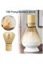 4-Piece Matcha Tea Set, Bamboo Whisk, Ceramic Bowl, Traditional Matcha Tools - 4