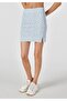 Slim Fit Women's Blue Skirt - 4