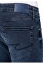 044 Karl Normal Cut Low Waist Straight Leg Dark Blue Men's Trousers Cl 1068664 - 6