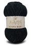 410 Black Soft Velvet Bunny Baby 100Gr 120Mt Knitting Yarn Velvet Yarn Toy Yarn Blanket Yarn