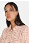 Regular Fit Shirt Neck Plain Women's Brown Long Sleeve Shirt - 4