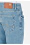 Slim Fit Low Waist Narrow Leg Men's Indigo Jean Pants - 6