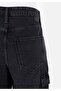Cargo Fit High Waist Women's Blue Jean Shorts - 6