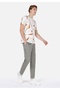 Regular Fit Crew Neck Printed White Men's Short Sleeve T-Shirt Cl 1067614 - 3