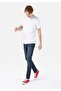 044 Karl Normal Cut Low Waist Straight Leg Dark Blue Men's Trousers Cl 1068664 - 3