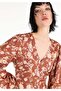 Viscose Slim Fit Women's Multicolor Dress - 4