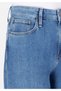 Regular Fit High Waist Wide Leg Women's Indigo Jean Trousers - 5