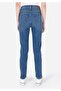 Slim Fit Women's Navy Blue Jean Trousers - 2
