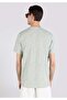 Regular Fit Round Neck Jacquard Men's Green Short Sleeve T-Shirt - 2