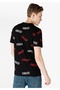 Regular Fit Round Neck Men's Black Short Sleeve T-Shirt - 2