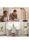LED Floor Lamp, Adjustable Brightness, Flexible Gooseneck, Reading Task Light - 5