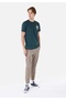 Regular Fit Crew Neck Printed Green Men's Short Sleeve T-Shirt Cl 1068071 - 3