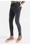 Skinny Fit Low Waist Narrow Leg Men's Navy Blue Jean Trousers - 4