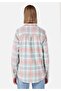 Regular Fit Pocketed Shirt Neck Plaid Pack Women's Green Long Sleeve Shirt - 2