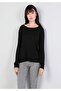 Regular Fit Crew Neck Women's Black Sweater Cl1046444 - 4