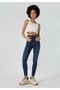 Skinny Fit Women's Denim Jean Trousers with Pockets