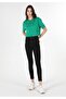 Regular Fit Green Women's Short Sleeve T-Shirt - 3