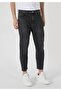 Carrot Fit Drop Crotch Carrot Leg Men's Zipper Indigo Jean Pants - 4