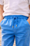 Sax Blue Boys' Elastic Waist Gabardine Trousers 1-5 Years - 2