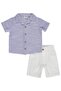 6-18 Months Set with Shirt - Blue 18-24 Months - 4
