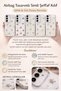 Galaxy S23 Fe Case Airbag Design Silvery Transparent Pole Cover - 4