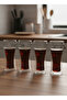 Set of 4 Soft Drink Glasses Double Walled Beer Glasses 420 ml - 2