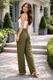 Women's Bubble-Gofre Casual Summer Comfortable Loose-Fit Elastic Cuffed Trousers - 2