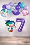 7 Year Old Mermaid Themed Birthday Party Celebration Set Concept 2