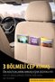 Jet Beige Leather Universal Car Seat Cover - Full Set for 5 Seats - 4