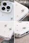 iPhone 15 Pro Max Case Glitter Transparent Pole Cover with Airbag Design - 3
