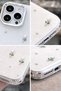 Case for iPhone 15 Pro Case Airbag Design Silvery Transparent Pole Cover - 3