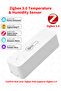 مستشعر درجة الحرارة والرطوبة بتقنية Zigbee 3.0، يلزم وجود موزع Zigbee - 8